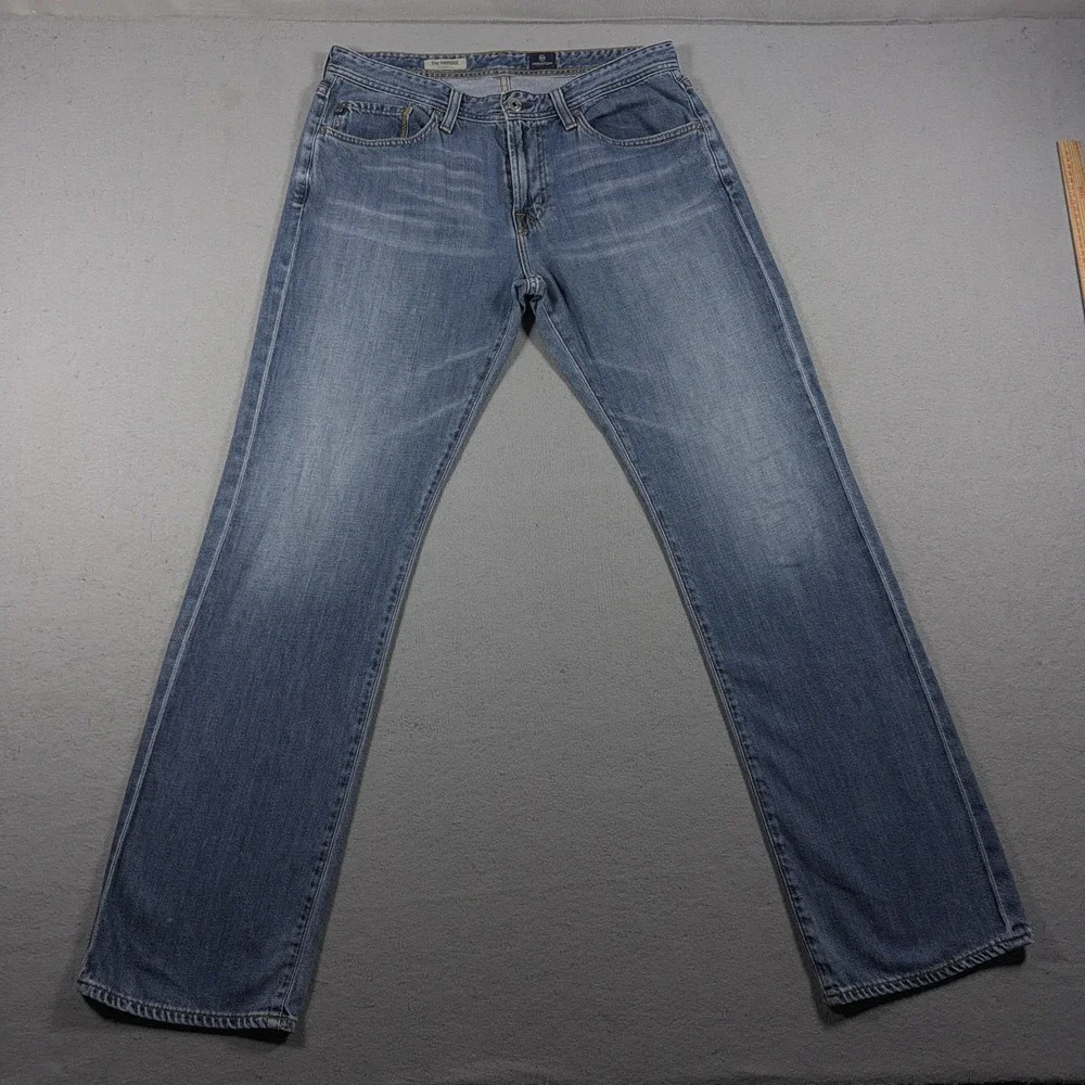 AG Adriano Goldschmied Jeans Mens 33x32 Blue The Protege Straight Leg Made USA